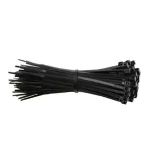 Cable tie 3.6x200mmx100pcs/pkt BLACK (HL- 1254)